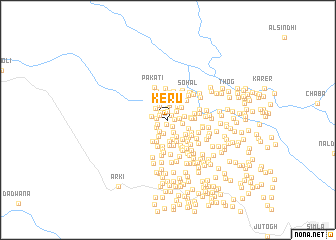 map of Keru