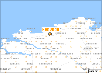 map of Kervaro