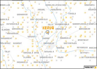 map of Kervā