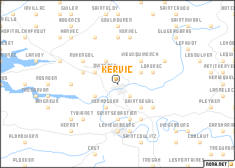 map of Kervic