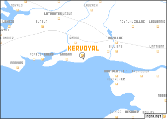 map of Kervoyal