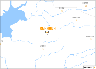 map of Kerwāda