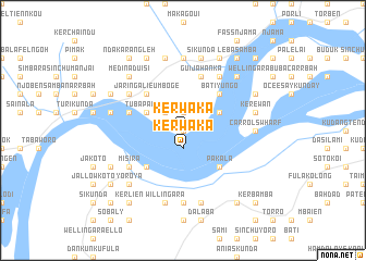 map of Ker Waka