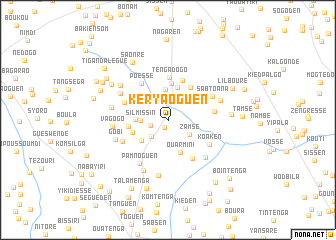 map of Kéryaoguen