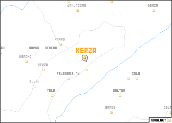 map of Kerza
