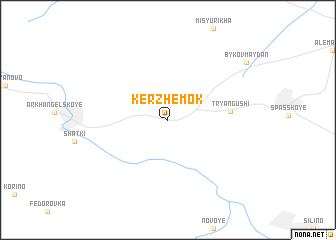 map of Kerzhemok