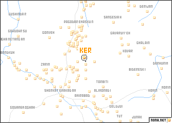 map of Ker