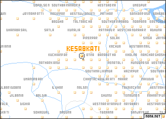 map of Kesabkāti