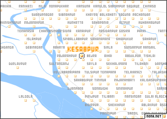 map of Kesabpur