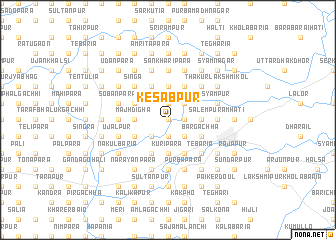 map of Kesabpur