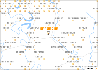 map of Kesabpur