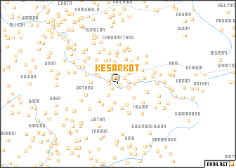 map of Kesarkot