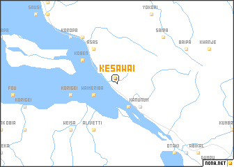 map of Kesawai