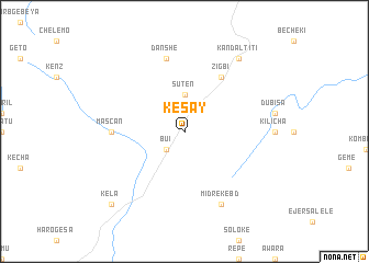 map of Kesay