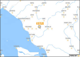 map of Kesa