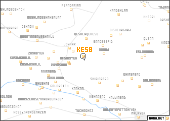 map of Kesb