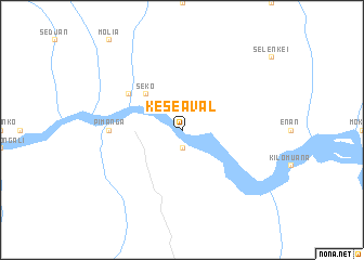 map of Kese-Aval