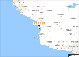 map of Kesebo