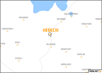 map of Kesecik