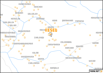 map of Kesed