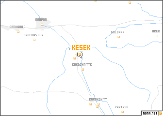 map of Kesek