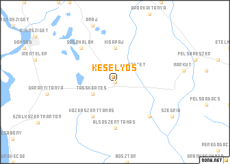 map of Keselyős