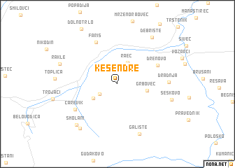 map of Kesendre