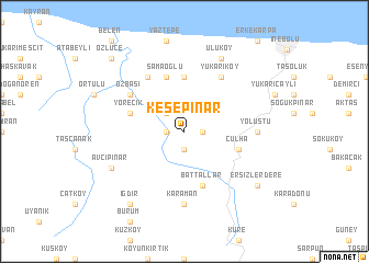 map of Kesepınar