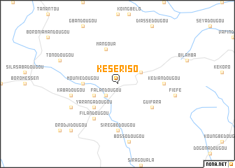 map of Késériso