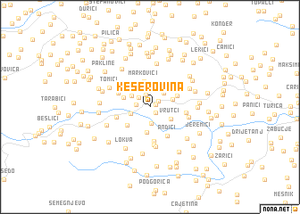 map of Keserovina