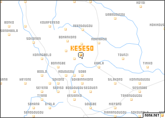 map of Késéso