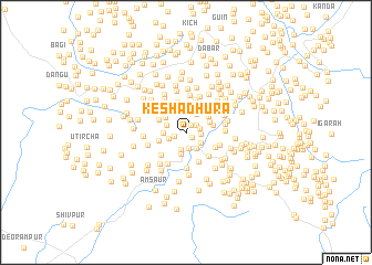 map of Keshādhūra