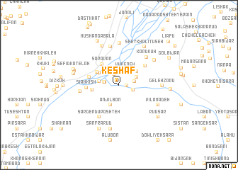 map of Keshāf