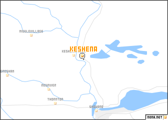 map of Keshena