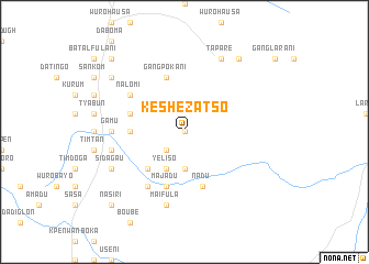 map of Keshezatso