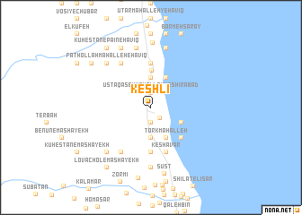 map of Keshlī
