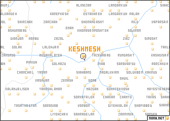 map of Keshmesh