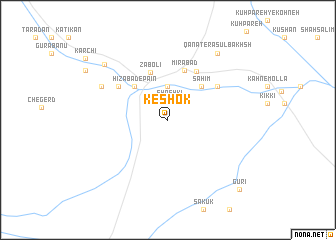map of Keshok