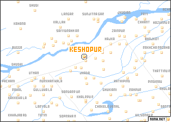 map of Keshopur