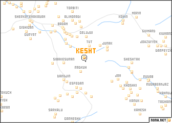 map of Kesht