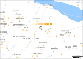 map of Keshūk-e Bālā