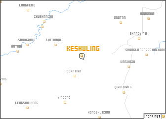 map of Keshuling