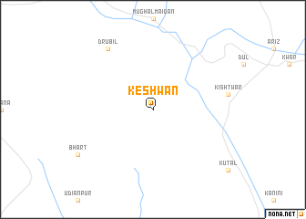 map of Keshwān