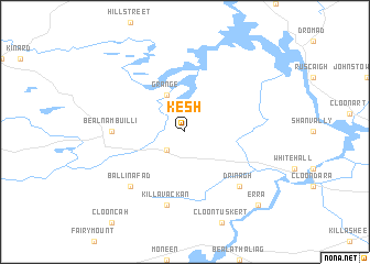 map of Kesh