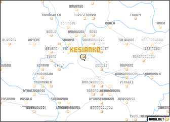 map of Kèsianko