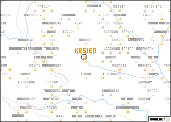 map of Ke Siên