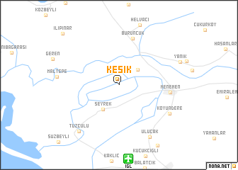 map of Kesik