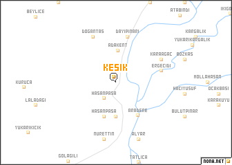 map of Kesik