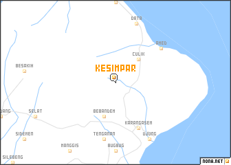 map of Kesimpar