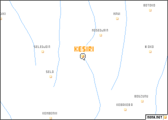 map of Kesiri